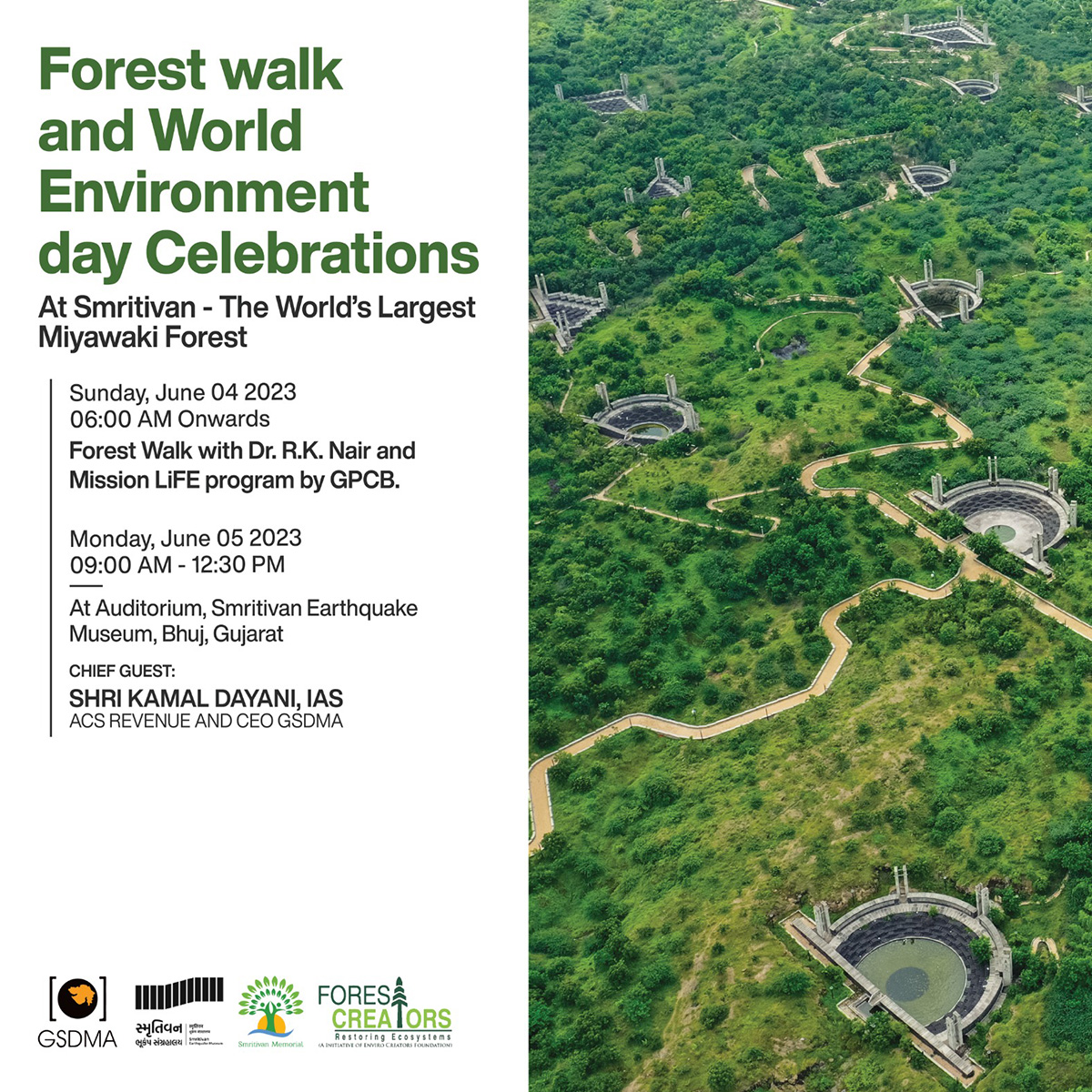 Forest walk and WorldEnvironment day Celebrations